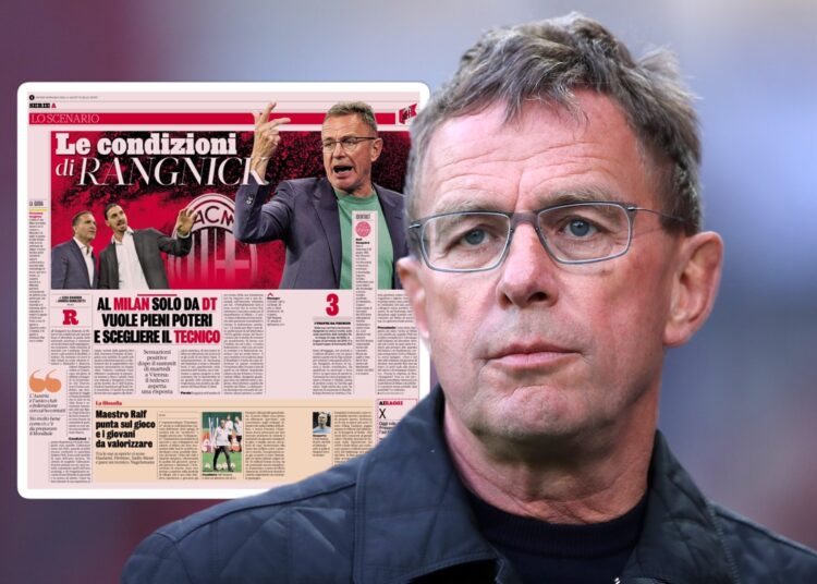 Ralf Rangnick za revoluciju u AC Milan?