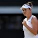 Linda Noskova u finalu Wimbledona