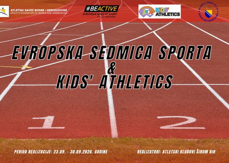 Atletski savez BiH donosi atletiku u brojne bh. gradove