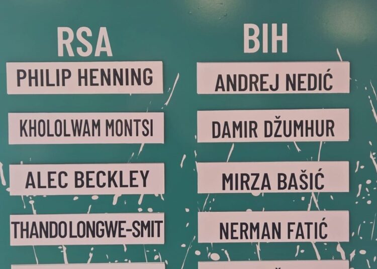 Obavljen žrijeb parova za Davis Cup susret Južna Afrika – BiH: Andrej Nedić otvara meč