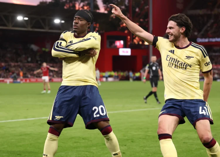 Madueke donio pobjedu Arsenalu protiv Nottingham Foresta